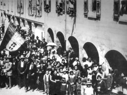 in piazza